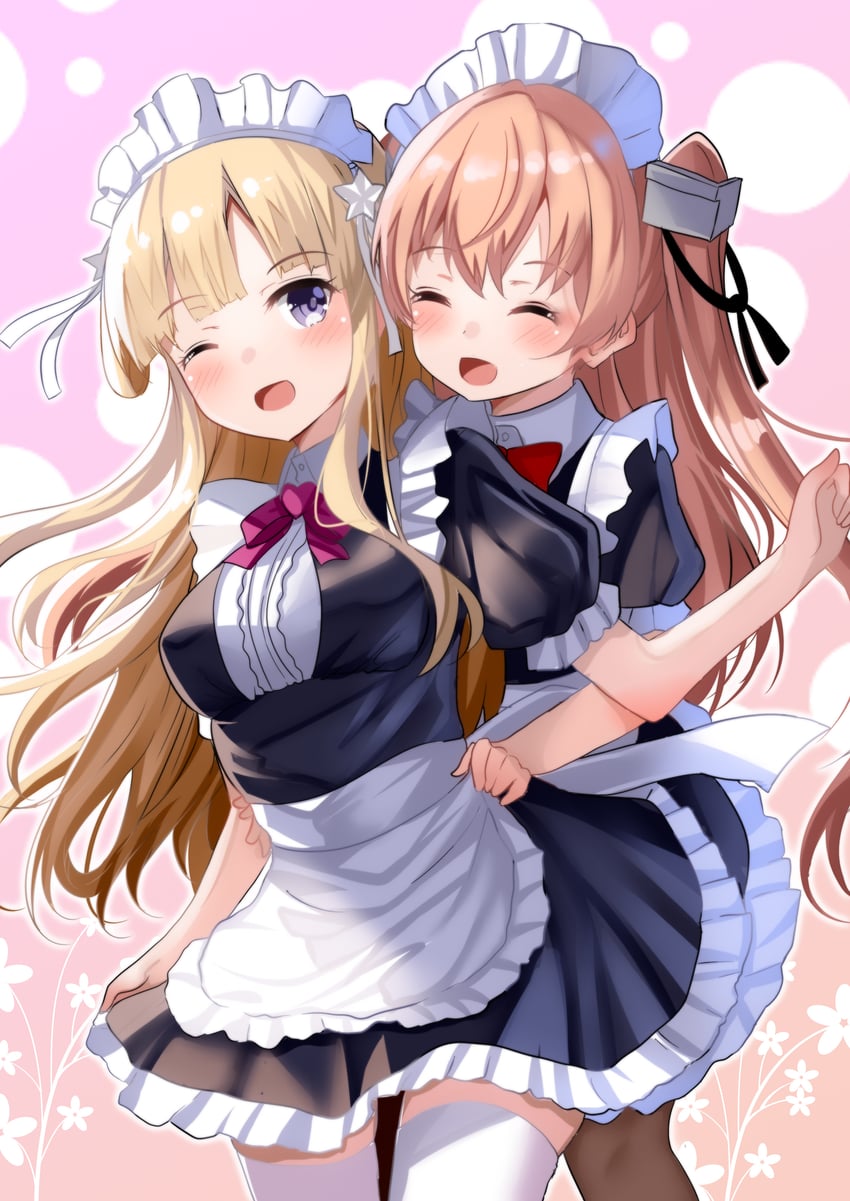 fletcher and johnston (kantai collection) drawn by himura_moritaka