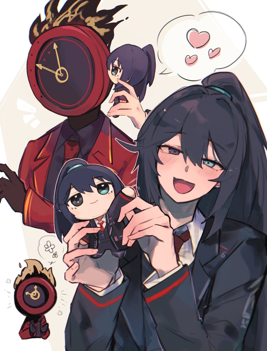 hong lu and dante (project moon and 1 more) drawn by oshikyomokawaii