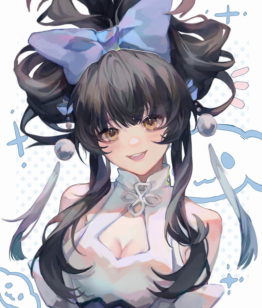 cinnamoroll and xi shi (sanrio and 2 more) drawn by beiqingluoshicaicai