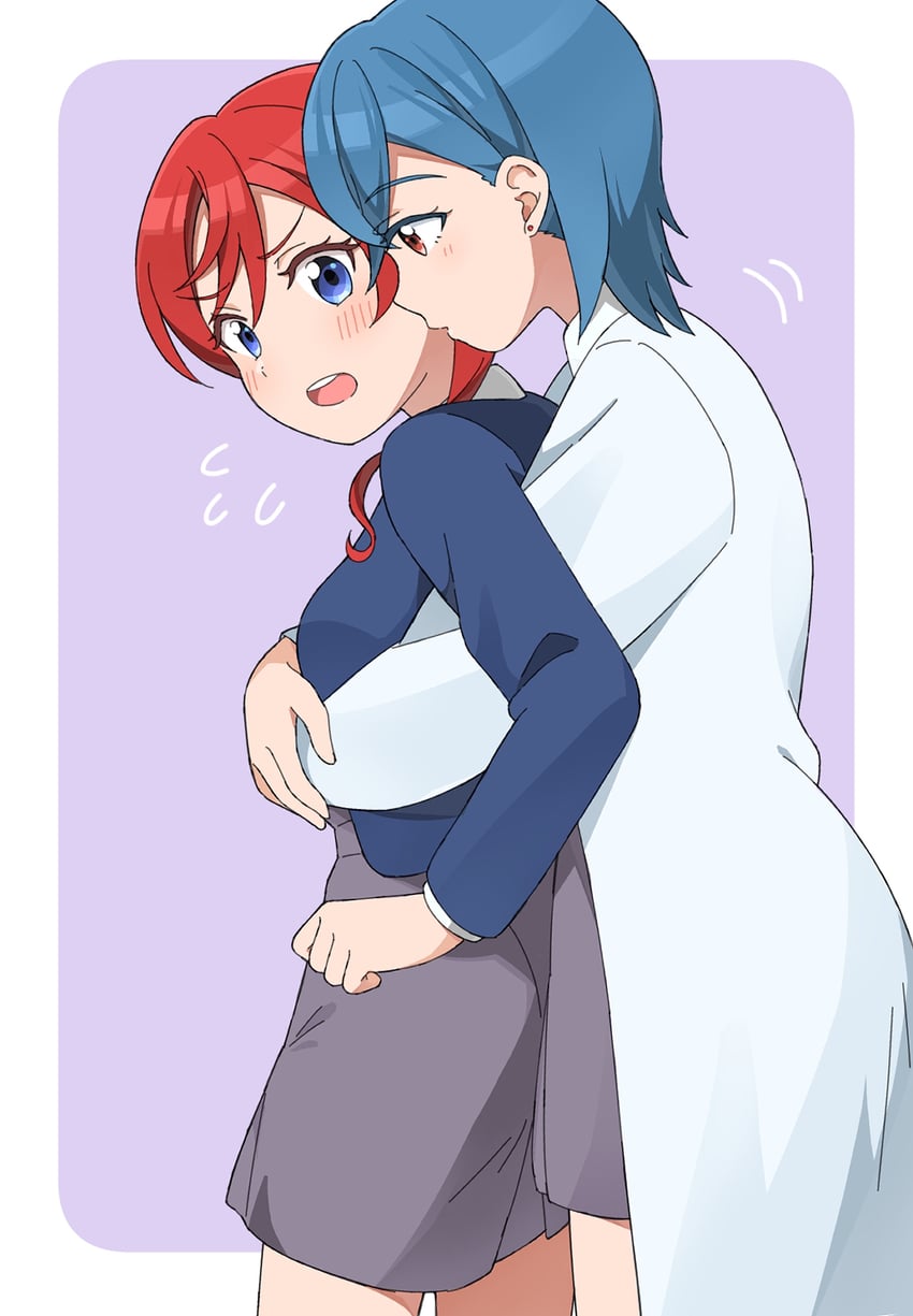 wakana shiki and yoneme mei (love live! and 1 more) drawn by jenny_(je2live)