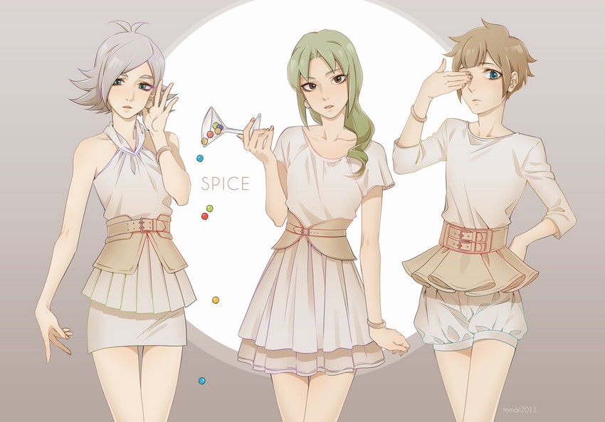 fubuki shirou, tachimukai yuuki, and midorikawa ryuuji (inazuma eleven and 1 more) drawn by temari114