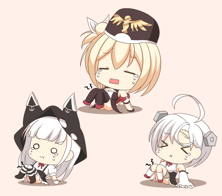 erebus, terror, and leipzig (azur lane) drawn by 00_(futamaru)