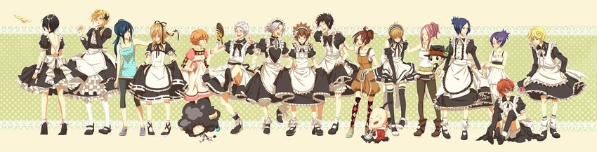 chrome dokuro, sawada tsunayoshi, rokudou mukuro, hibari kyouya, gokudera hayato, and 15 more (katekyo hitman reborn!)