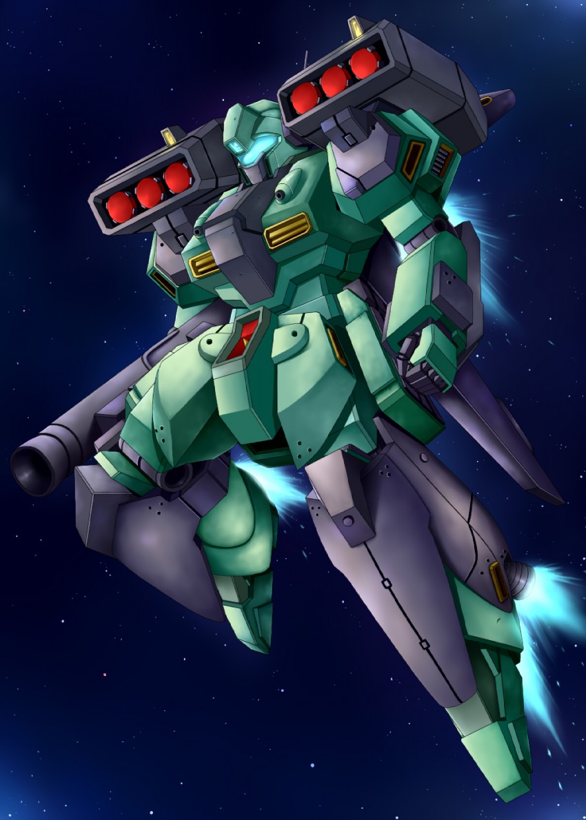 jegan and stark jegan (gundam and 1 more) drawn by kiriya_obu_gn
