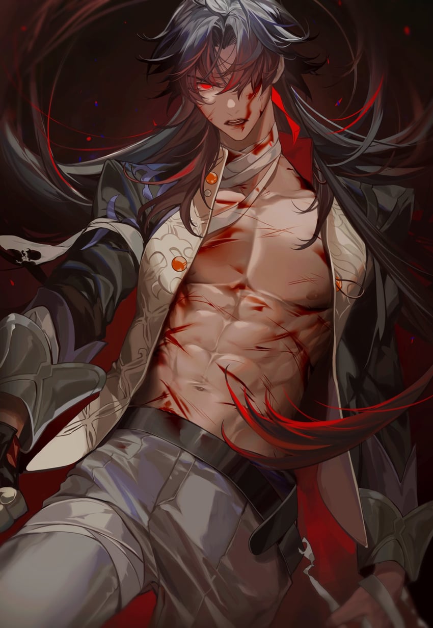 blade (honkai and 1 more) drawn by to_e