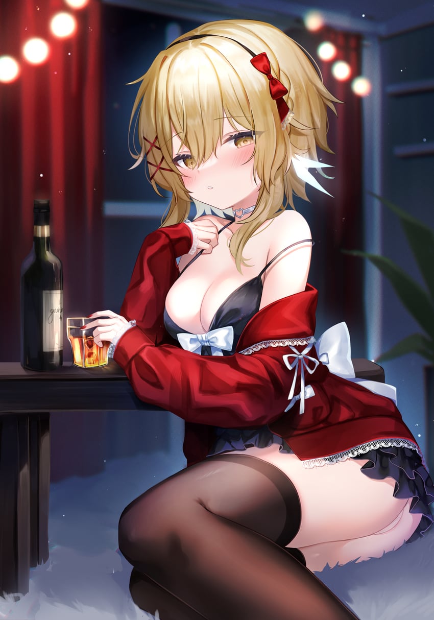 lumine (genshin impact) drawn by shouu-kun