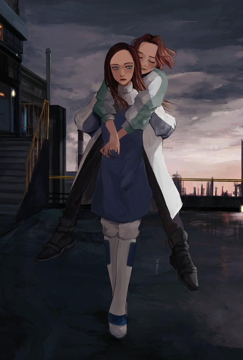 horizon and ashleigh reid (apex legends) drawn by rontu