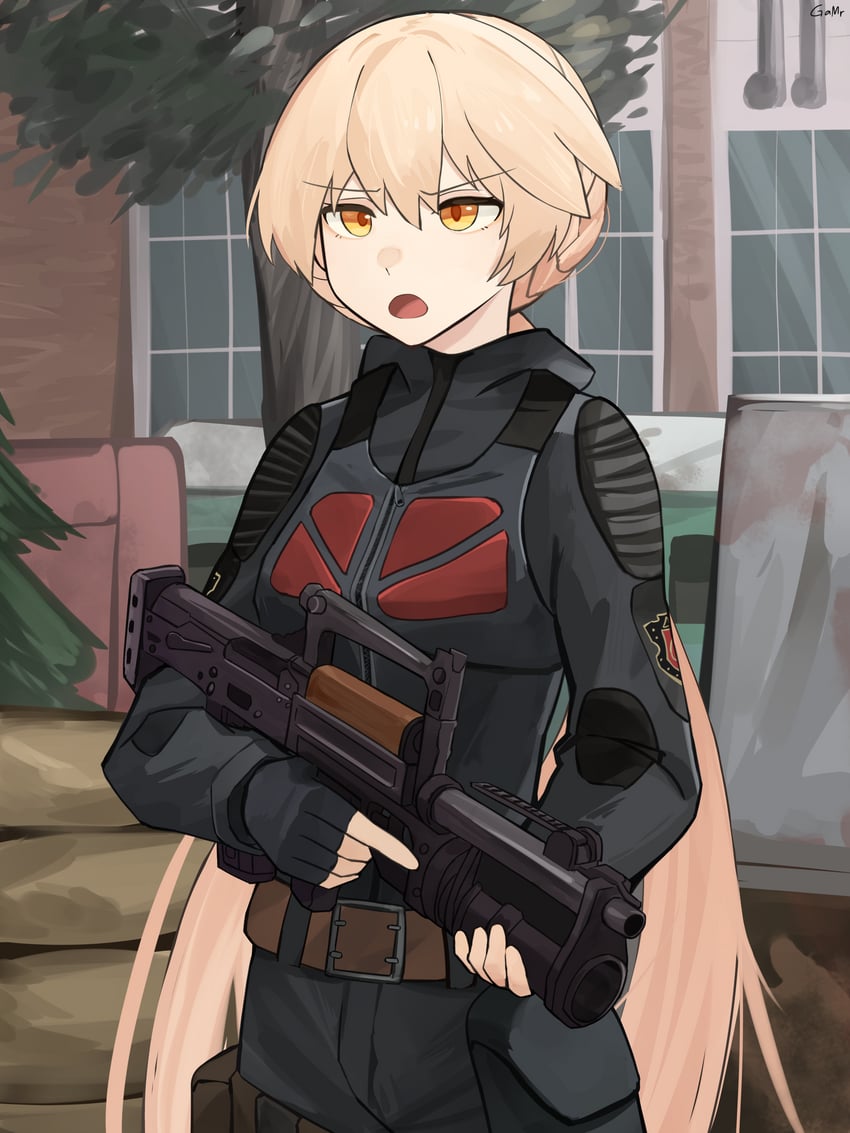 ots-14 (girls' frontline and 1 more) drawn by gamryous
