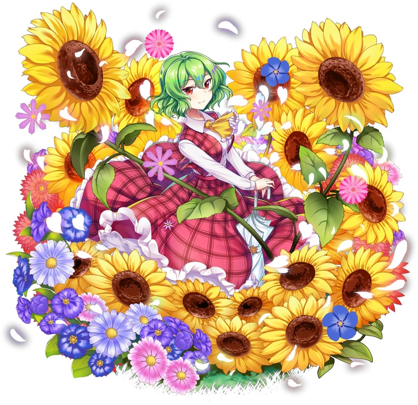 kazami yuuka (touhou and 1 more) drawn by rotte_(1109)