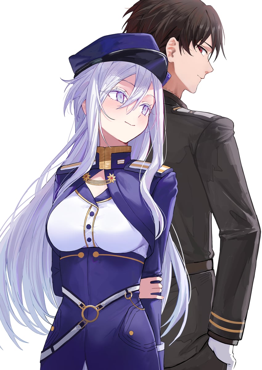 vladilena millize and shinei nouzen (86 -eightysix-) drawn by kaze_22