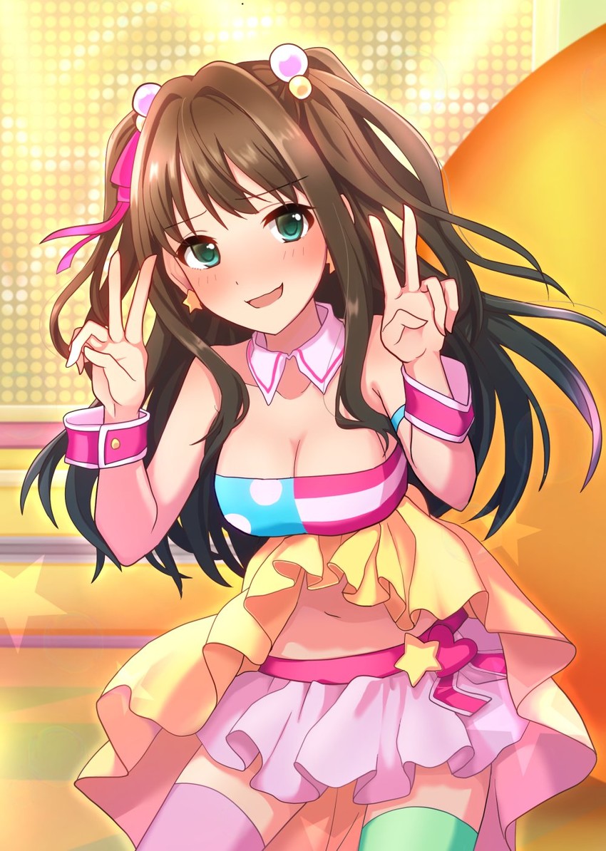 shibuya rin and akagi miria (idolmaster and 2 more) drawn by hakushii