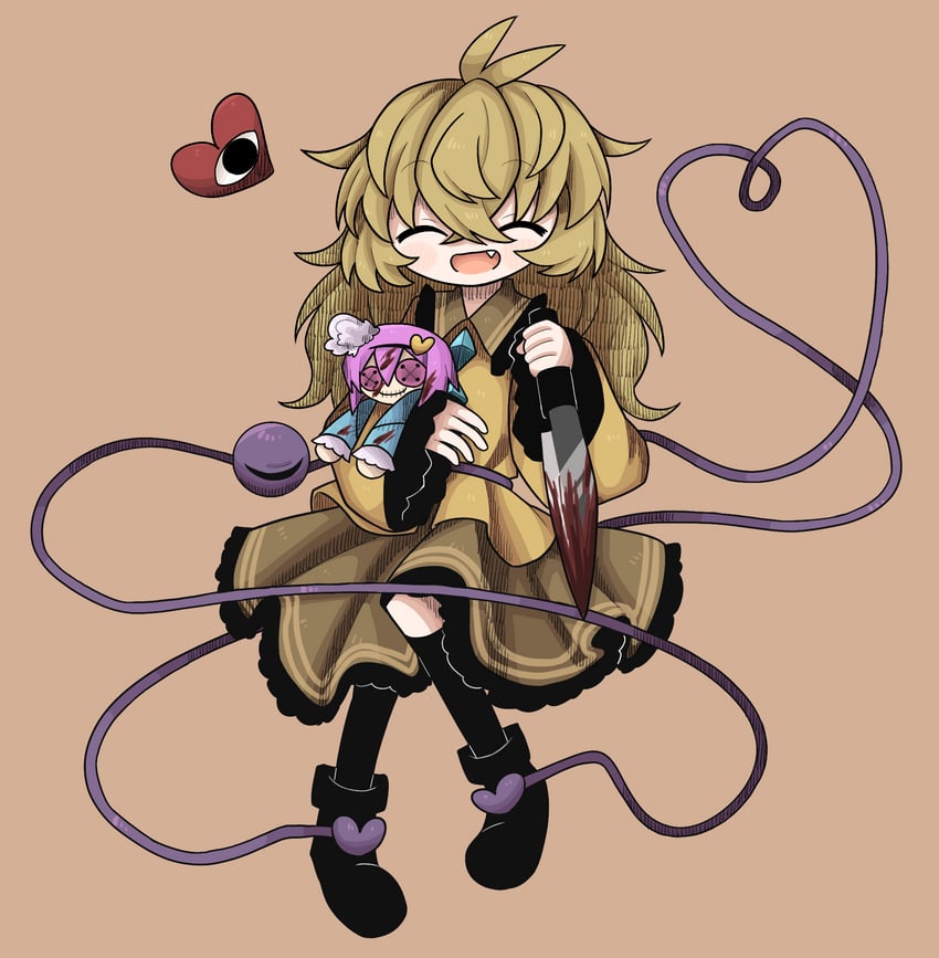 komeiji koishi and komeiji satori (touhou) drawn by zunusama
