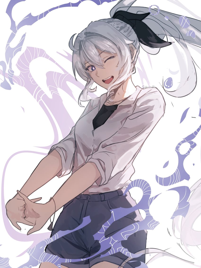 kiana kaslana (honkai and 1 more) drawn by sakimim