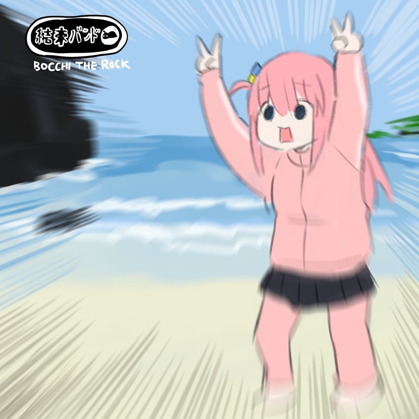 gotoh hitori (bocchi the rock! and 2 more) drawn by inuinu_(project_october)