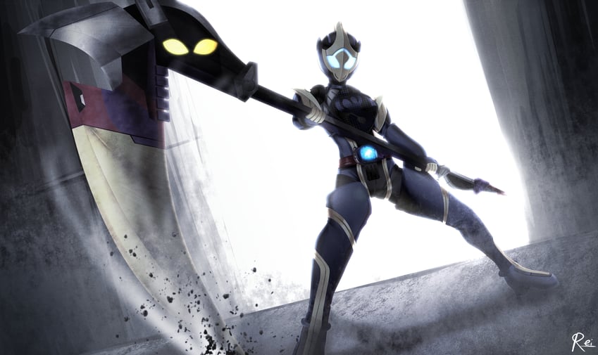 kamen rider jeanne and lovekov (kamen rider and 1 more) drawn by reiei_8