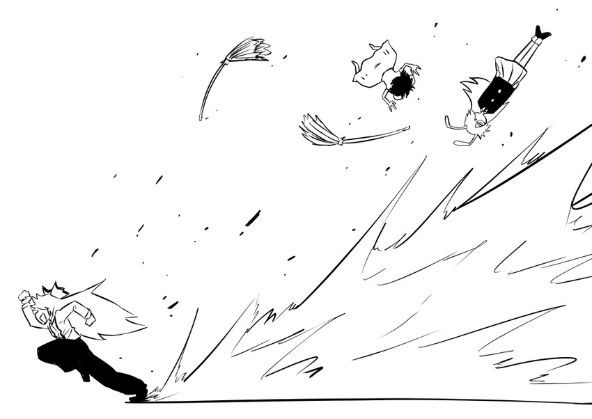 reisen udongein inaba, fujiwara no mokou, and inaba tewi (touhou) drawn by nicetack