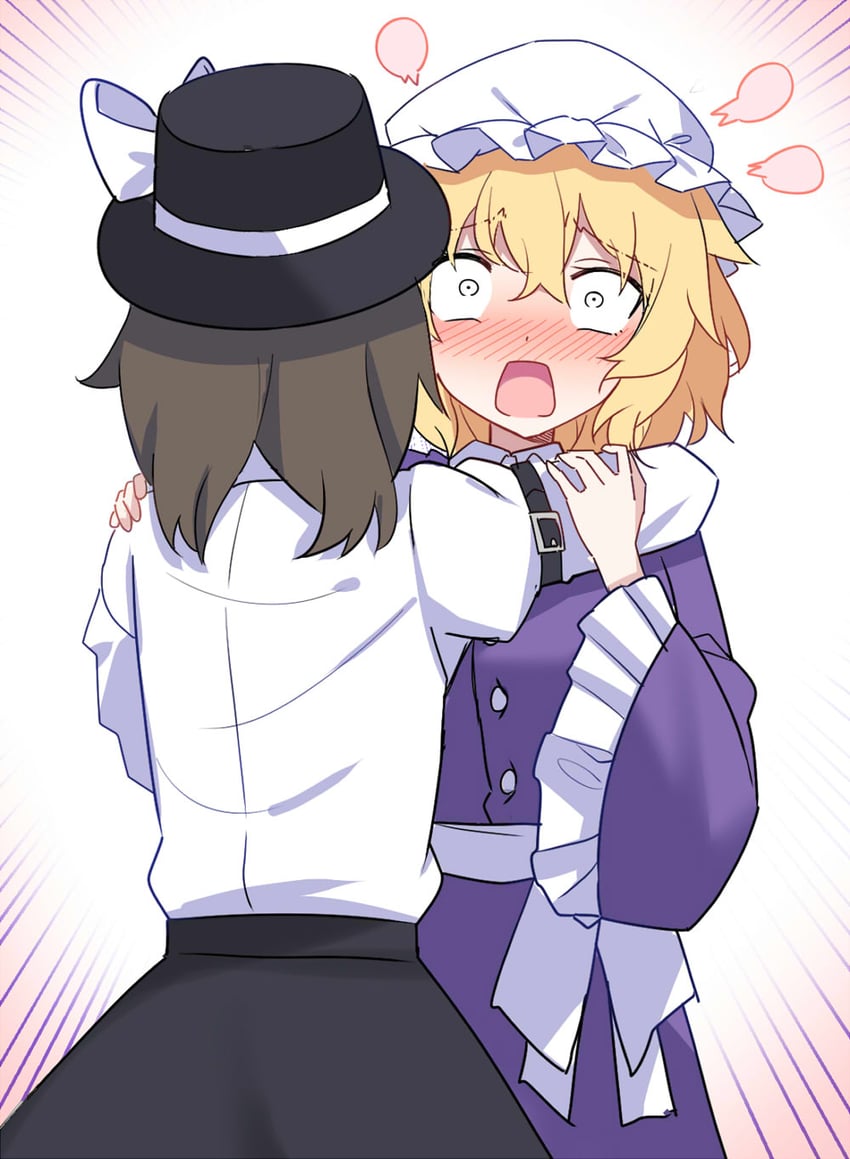 usami renko and maribel hearn (touhou) drawn by e.o.