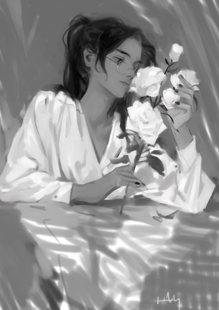 hange zoe (original and 1 more) drawn by haru_(achun1022)