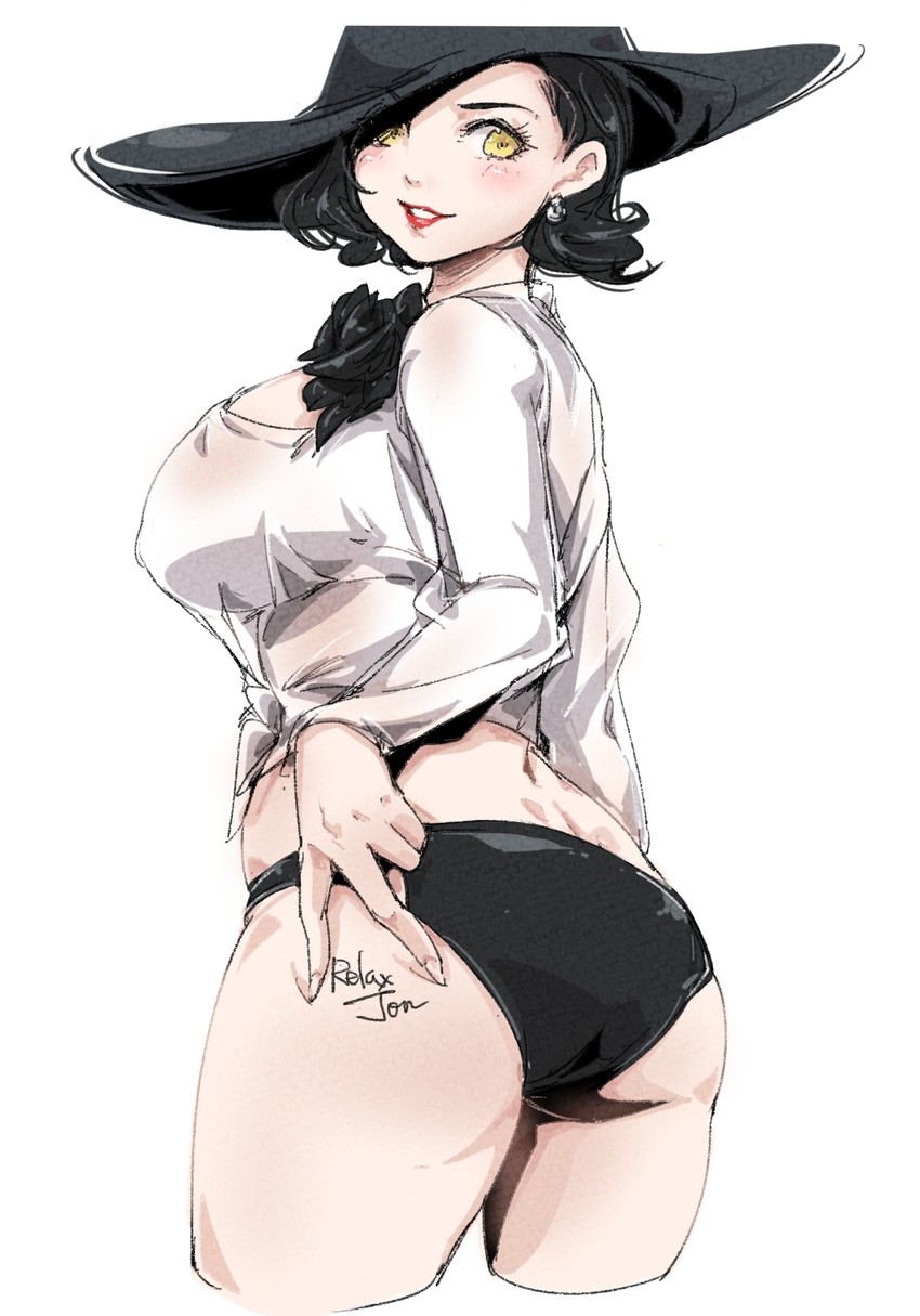 alcina dimitrescu (resident evil and 1 more) drawn by relaxjon