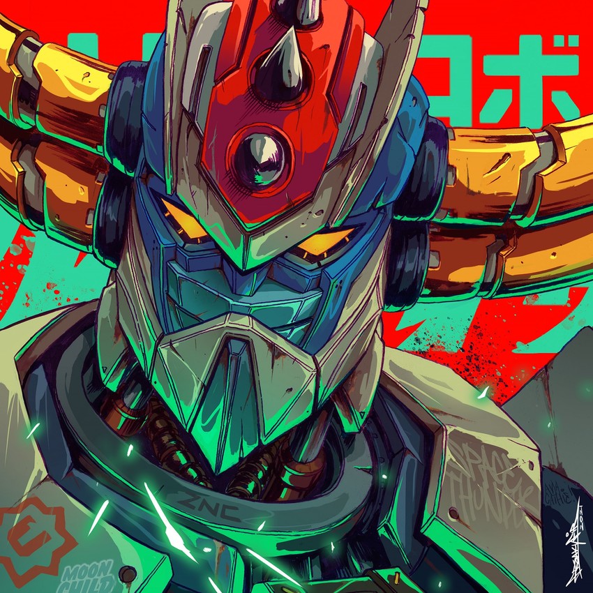 grendizer (mazinger and 1 more) drawn by freakyfir