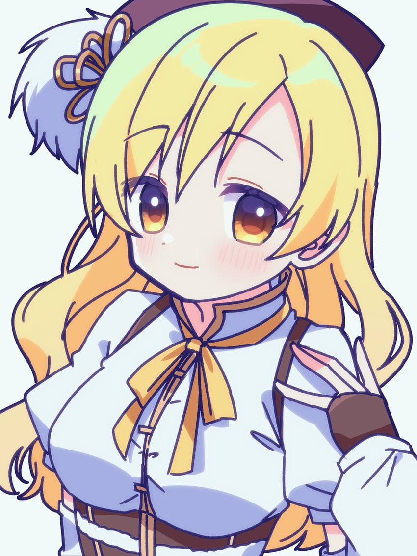 tomoe mami (mahou shoujo madoka magica) drawn by ruru_(rurumagi)