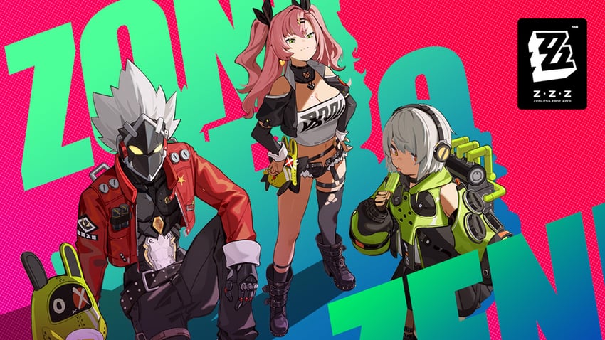 nicole demara, anby demara, amillion, and billy kid (zenless zone zero)