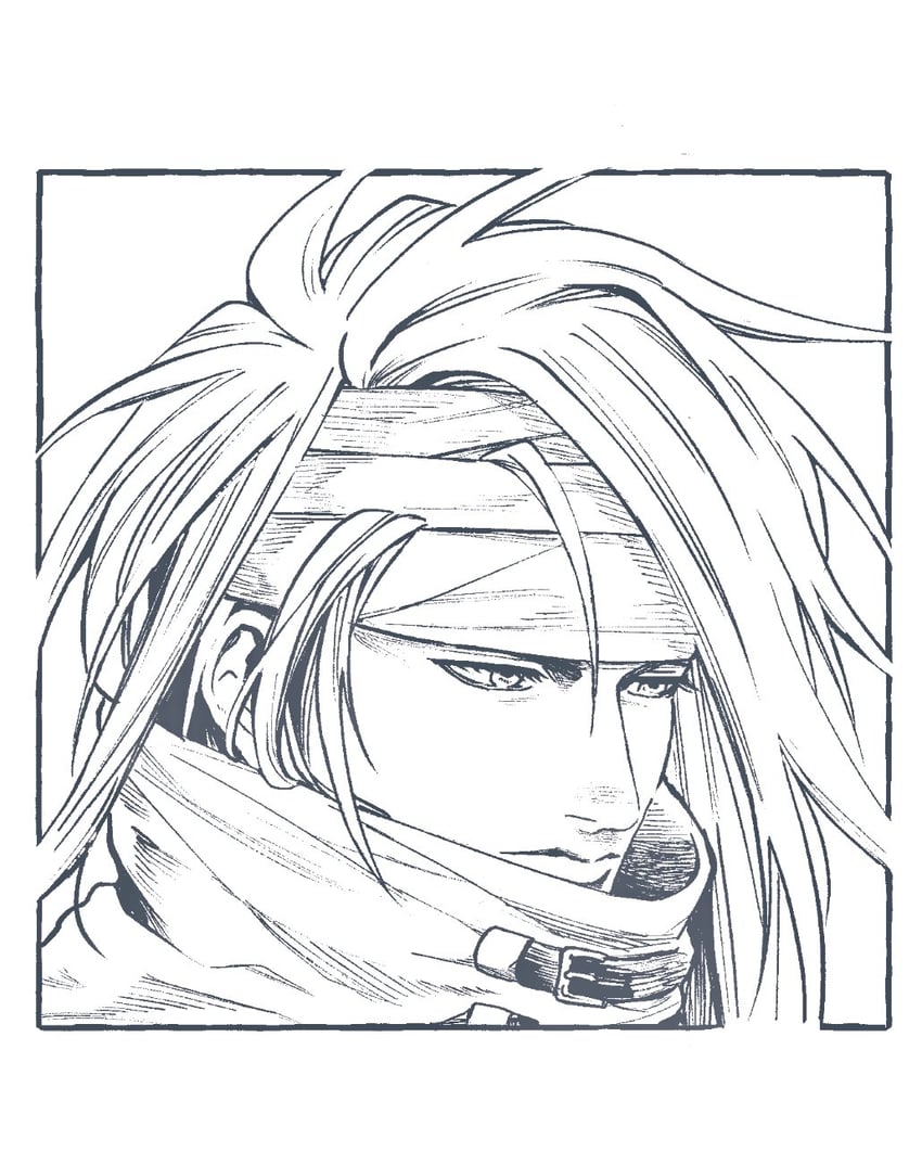 vincent valentine (final fantasy and 1 more) drawn by vv_a13a