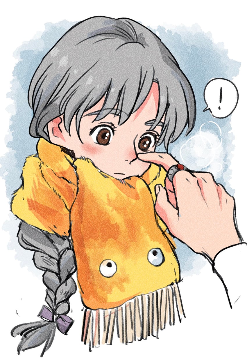 howl pendragon, sophie hatter, and calcifer (howl no ugoku shiro) drawn by rikaco1988