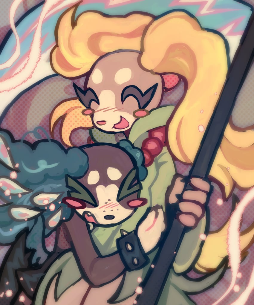 pepper parson and pinky cooper (pinky & pepper forever) drawn by lapinlobotomy