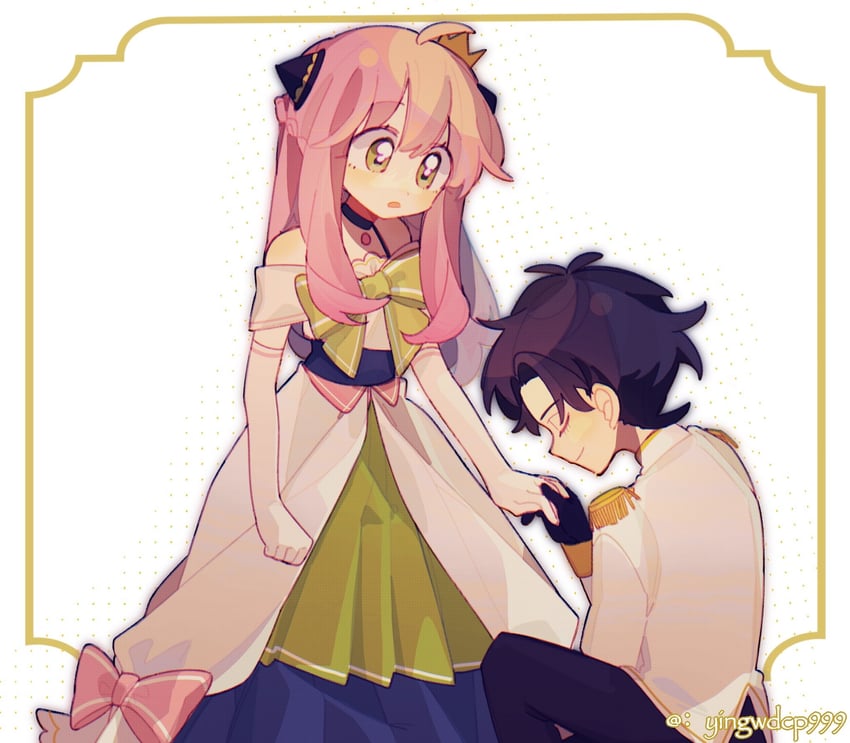 anya and damian desmond (spy x family) drawn by yingwdcp999
