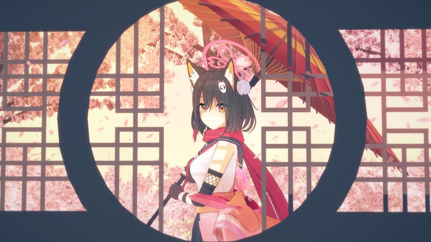 izuna (blue archive) drawn by ellenlaire