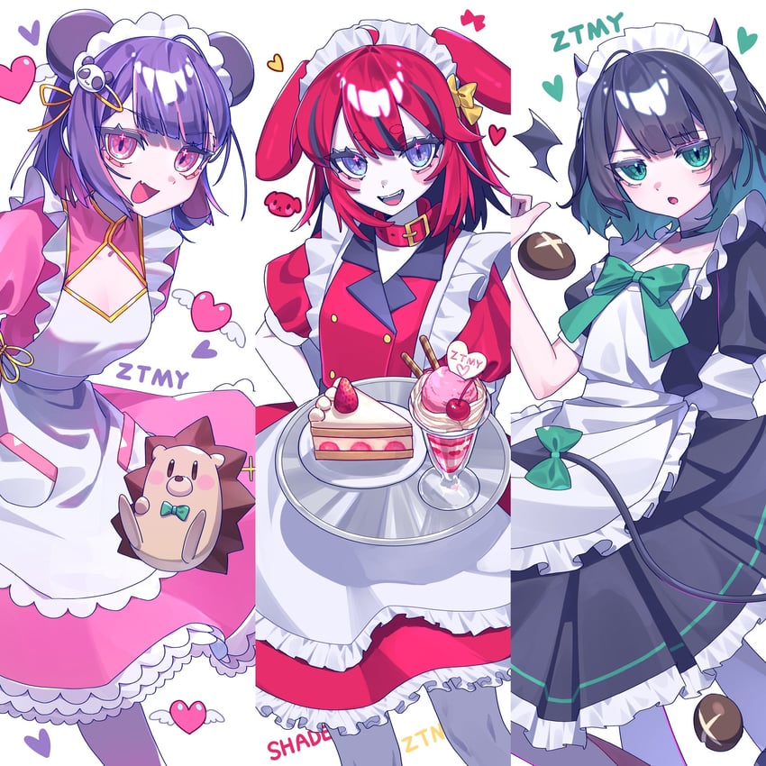 nira-chan and uniguri (zutto mayonaka de ii no ni and 3 more) drawn by niwatonira