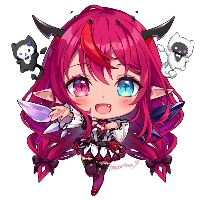 irys, bloom, and gloom (hololive and 1 more) drawn by moorina