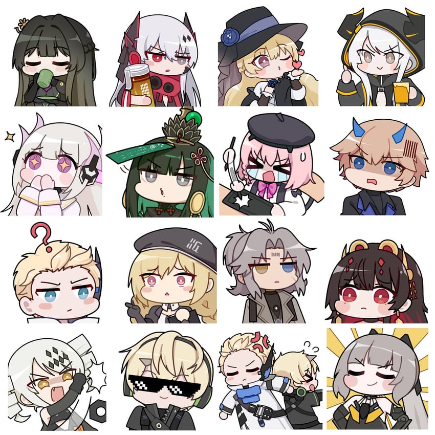 lucia, liv, alpha, karenina, bianca, and 19 more (punishing: gray raven) drawn by euyueuy