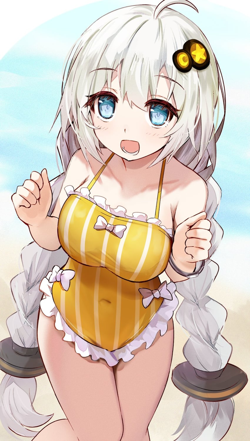 kizuna akari (vocaloid and 1 more) drawn by efe