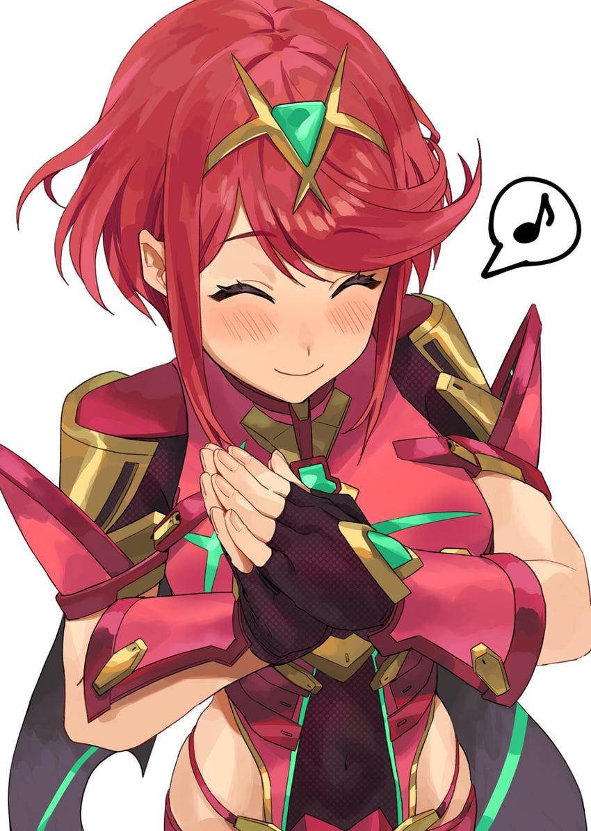 pyra (xenoblade chronicles and 1 more) drawn by kamu_(kamuuei)