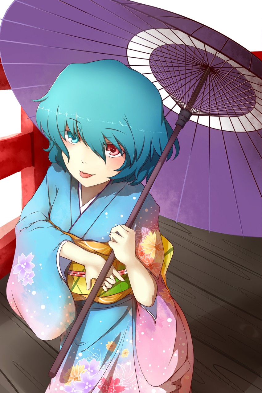 tatara kogasa (touhou) drawn by winu_(hertrion)