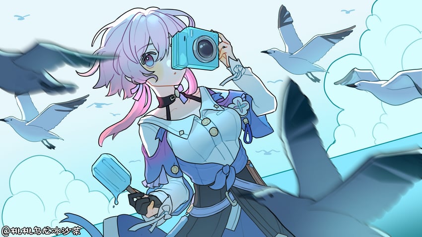 march 7th (honkai and 1 more) drawn by taotaowulongbingshacha