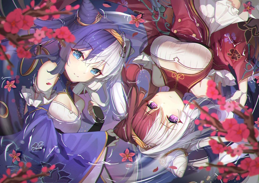 ying swei and chao ho (azur lane) drawn by viola1587