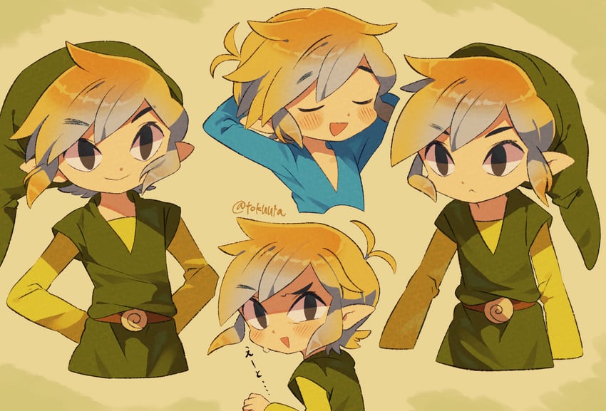 link (the legend of zelda and 1 more) drawn by tokuura