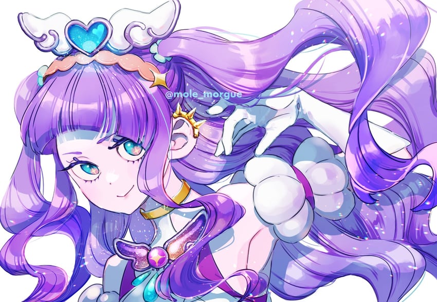 ellee-chan and cure majesty (precure and 1 more) drawn by mole_morgue