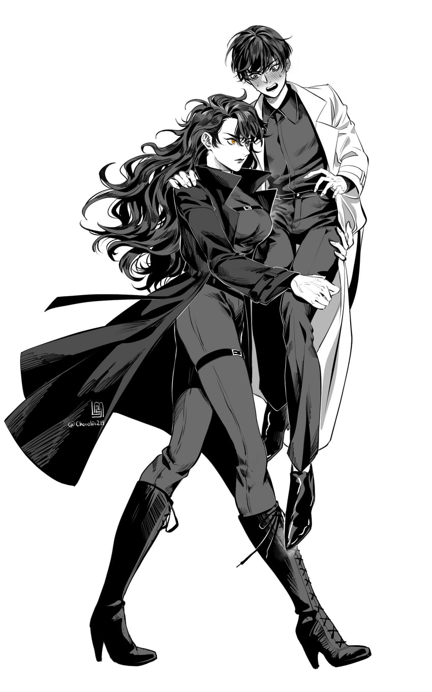 kim dokja and yoo joonghyuk (omniscient reader's viewpoint) drawn by linpan