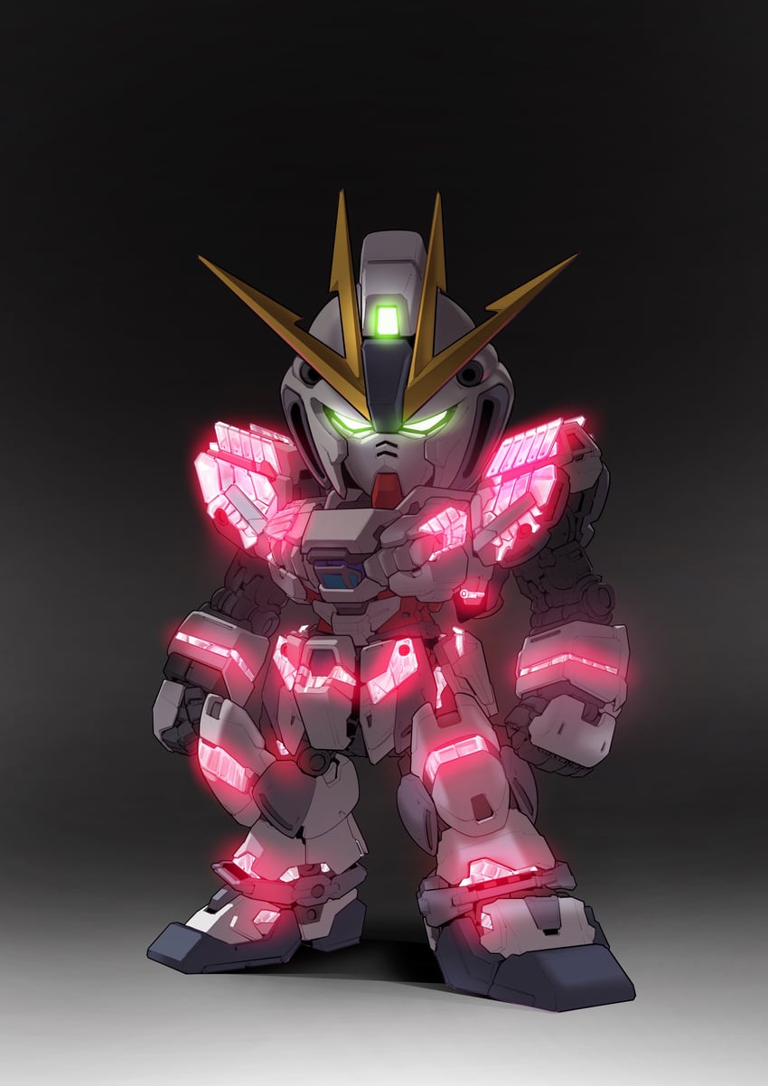 narrative gundam and narrative gundam c-packs (gundam and 2 more) drawn by zakuma