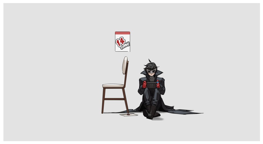 amamiya ren and joker (persona and 2 more) drawn by nin_nakajima
