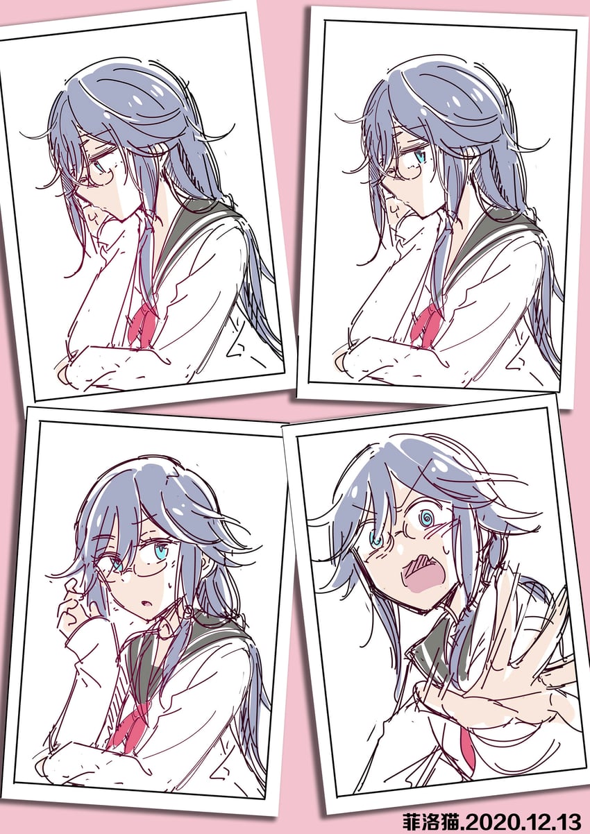 fu hua (honkai and 1 more) drawn by fei_luo_mao