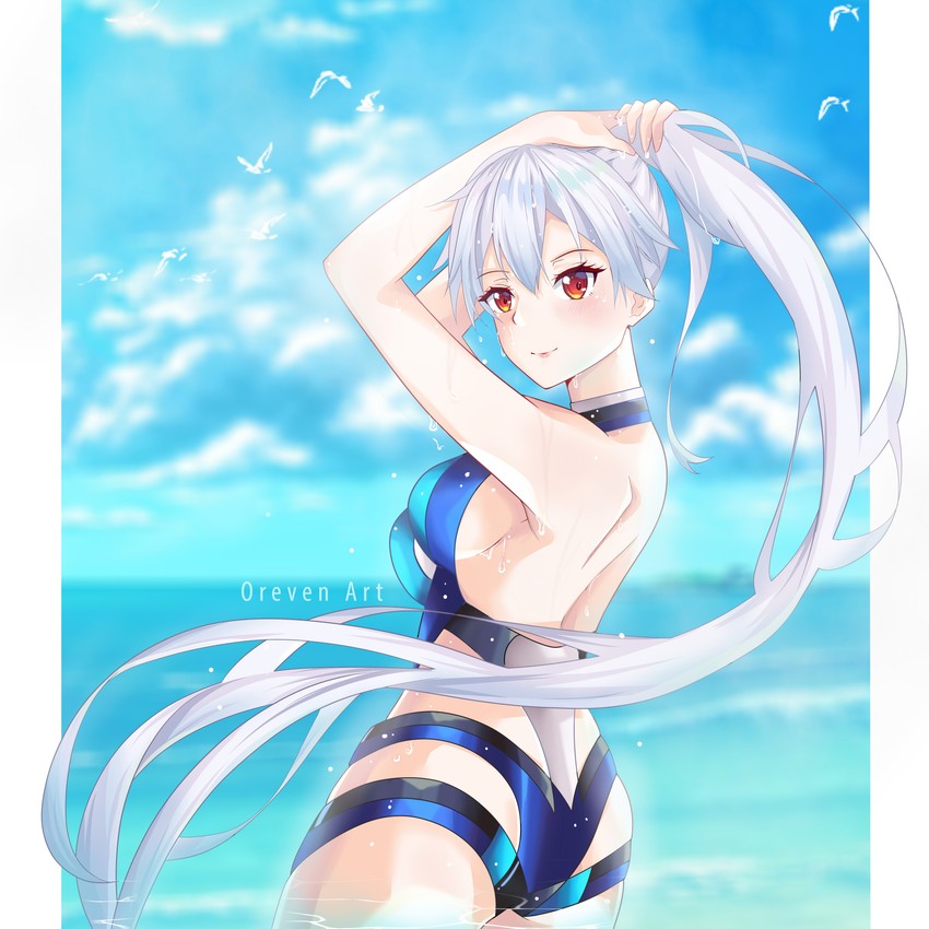 tomoe gozen (fate and 1 more) drawn by kitsun8