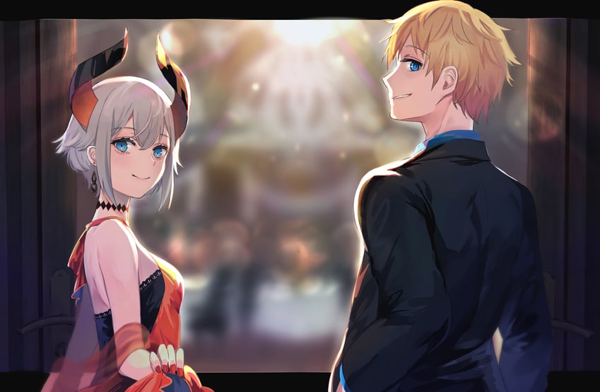 ex albio and levi elipha (nijisanji) drawn by mo_(mornmorm)