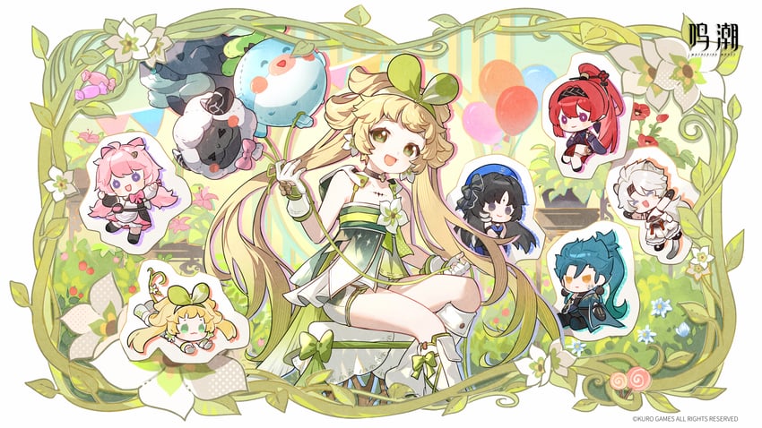 yinlin, yangyang, jiyan, encore, verina, and 3 more (wuthering waves)