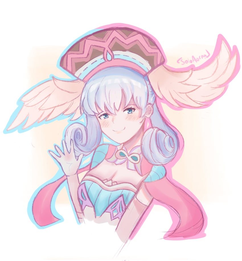 melia antiqua (xenoblade chronicles and 1 more) drawn by soloaorna