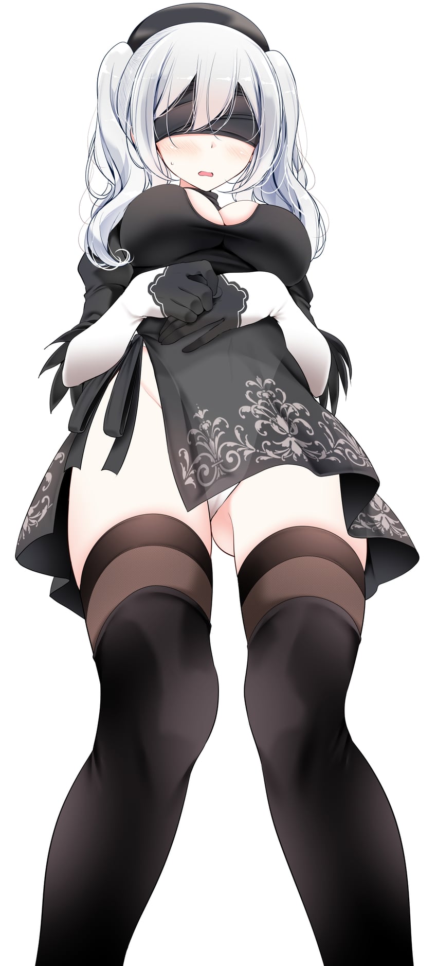 2b and kashima (kantai collection and 2 more) drawn by oouso